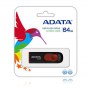Pamięć USB ADATA C008 64 GB, 2.0 / Czarno-czerwona - 3